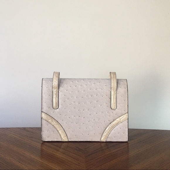 Guess Visage Faux Ostrich Shoulder Bag - Picture 4 of 13